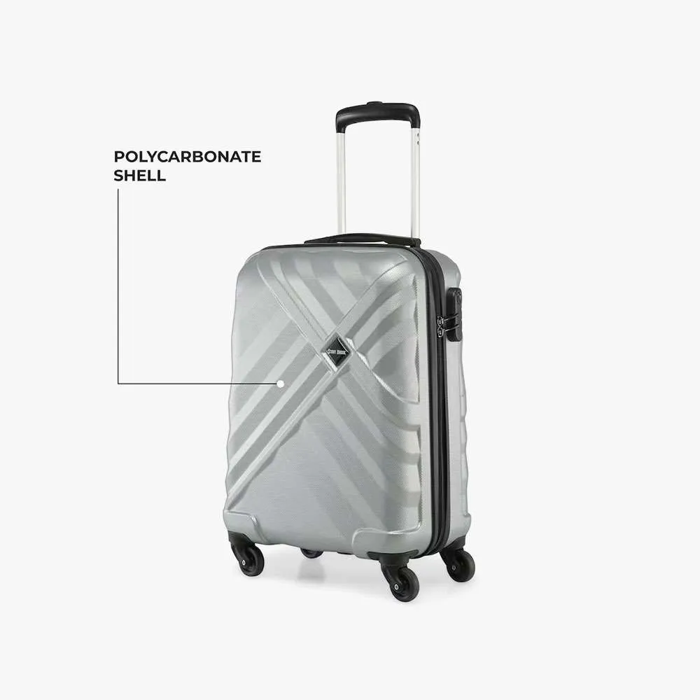 Travello Royal Zipper Luggage 20" Dark Silver (Copy)